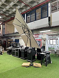 שמשייה רגל צד מקצועית 2.5X2.5 כולל רגל צלב שמשייה רגל צד מקצועית 2.5X2.5 כולל רגל צלב