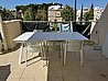 שולחן אוקספורד 100% אלומיניום ללא חריצים 110-210-310 + 6 כיסאות דגם אלגנט