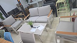 פינת ישיבה אלומיניום דו מושבית סרדניה פינת ישיבה אלומיניום דו מושבית סרדניה