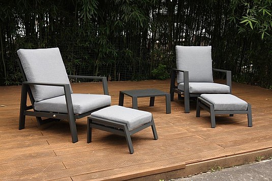 פינת ישיבה אלומיניום פינת ישיבה אלומיניום